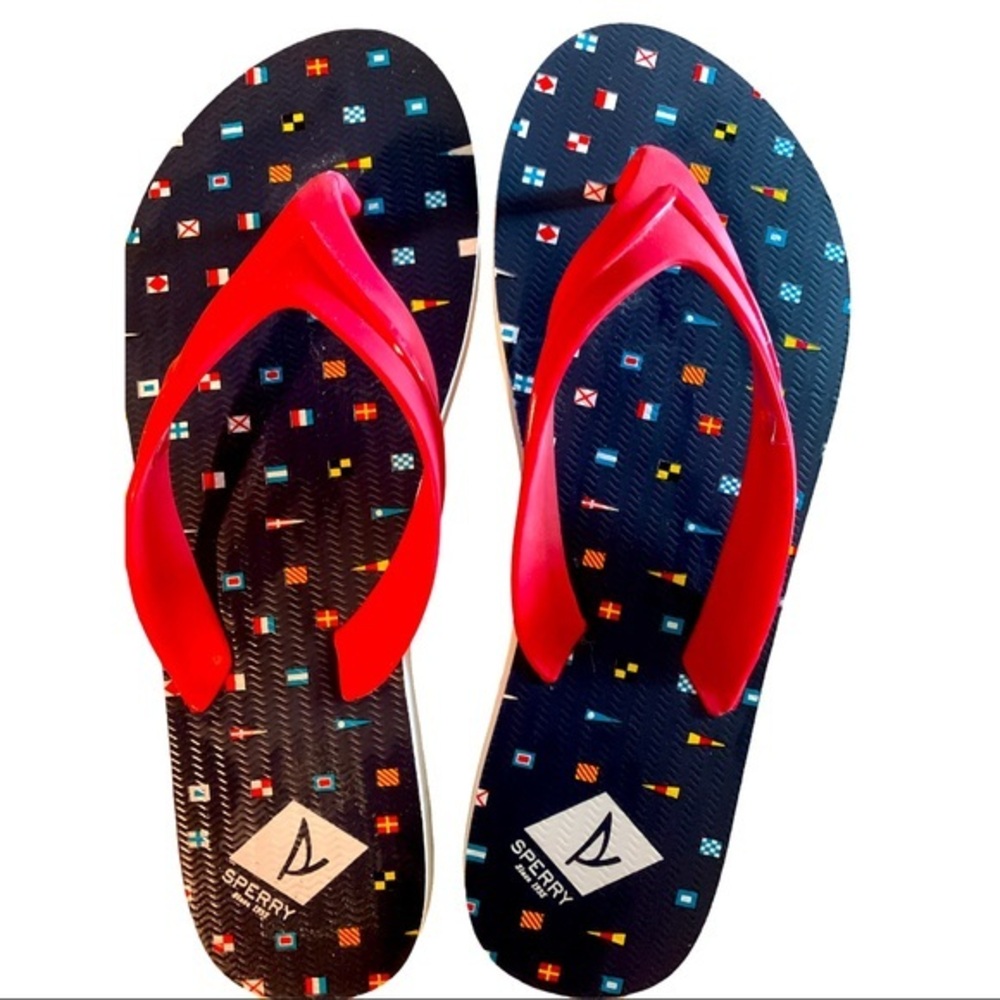 Sperry Warf Womens Thong Slip On Flip-Flops